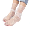 ins Super hot mesh socks, women's short socks, Korean printed chiffon stockings Spring and Summer new products, mesh pile sock trend Application Scenario